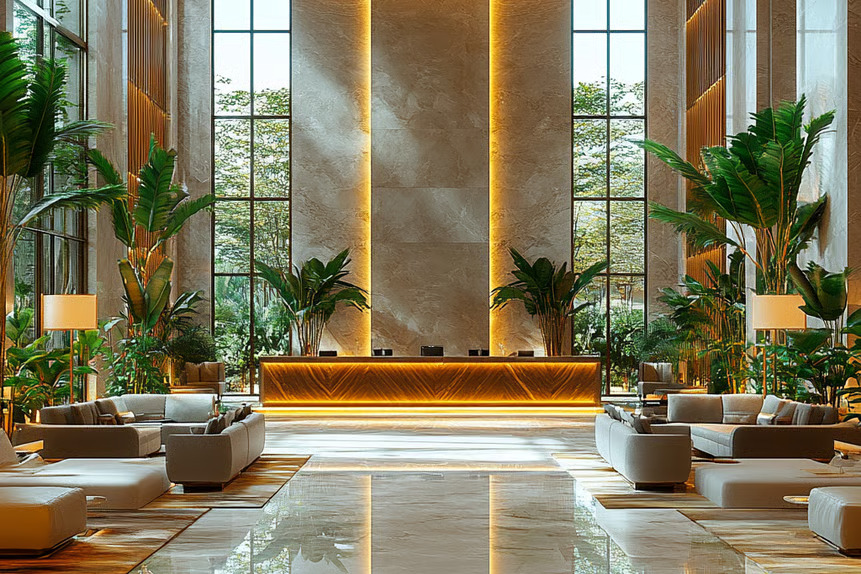 Luxury Hotel Hall